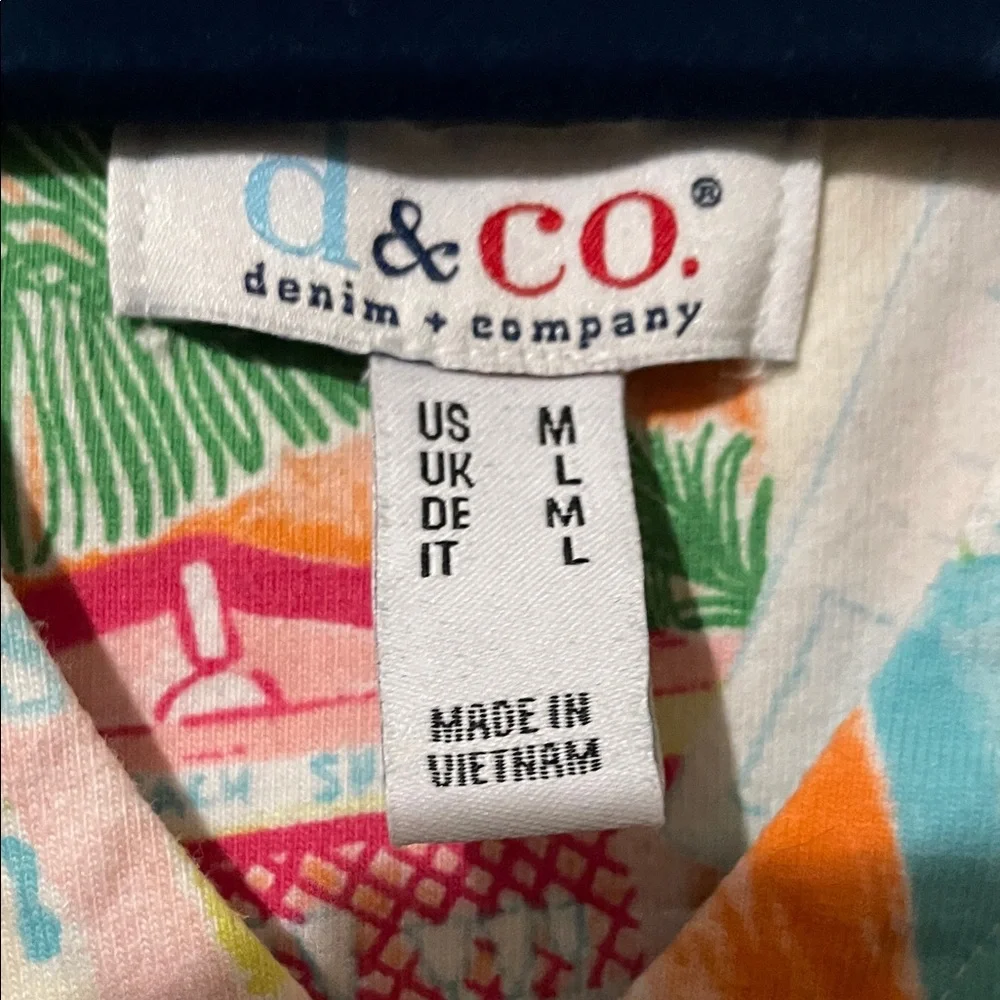 Denim&Co Colorful Patterned Tank Top - Picture 2 of 9